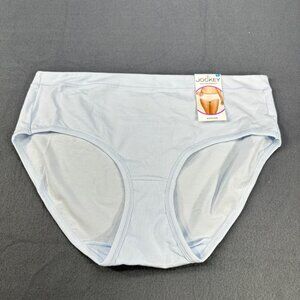 Jockey Women's Size XXL 9 Panty Hipster Cotton Stretch Blue New With Tags